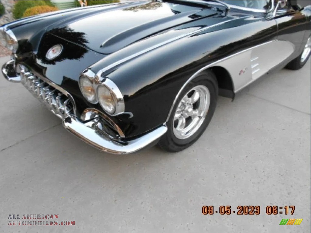 1960 Corvette Convertible Soft Top - Tuxedo Black / Black photo #35