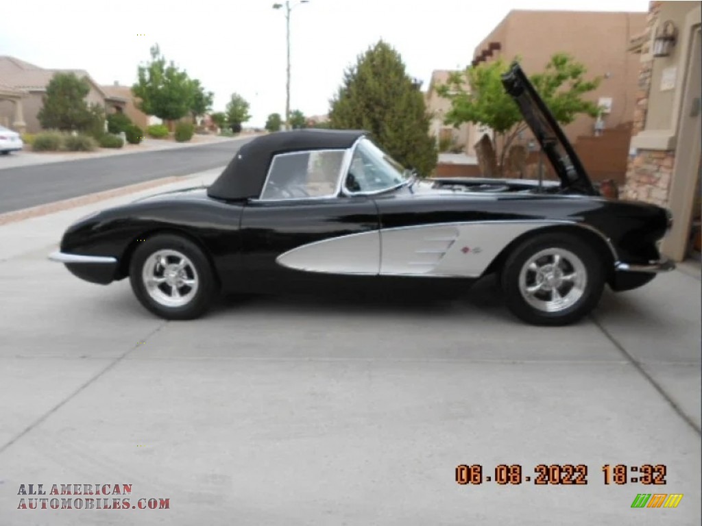 1960 Corvette Convertible Soft Top - Tuxedo Black / Black photo #37
