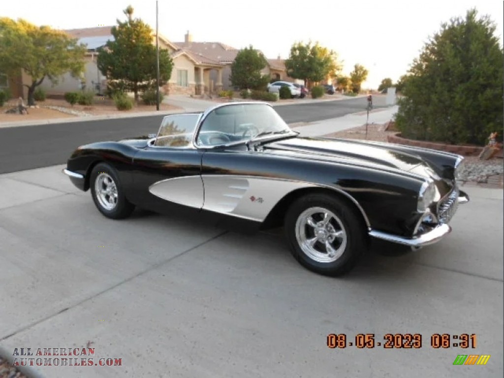 1960 Corvette Convertible Soft Top - Tuxedo Black / Black photo #42