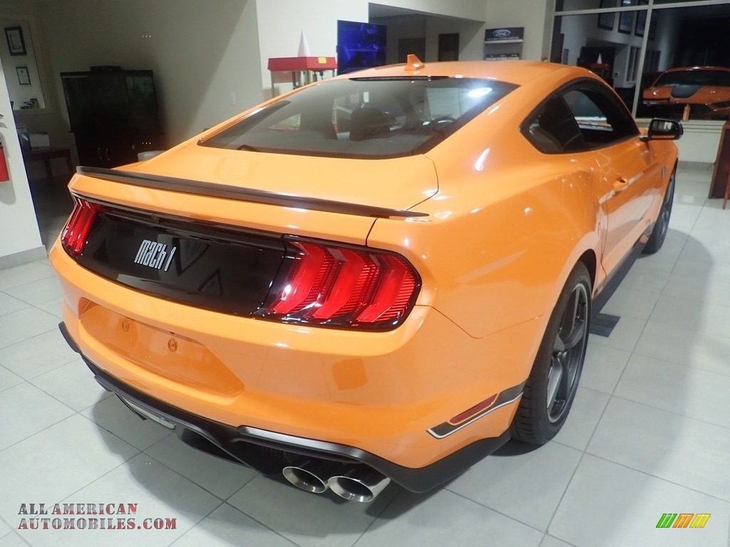 2021 Mustang Mach 1 - Twister Orange Tri-Coat / Ebony photo #2