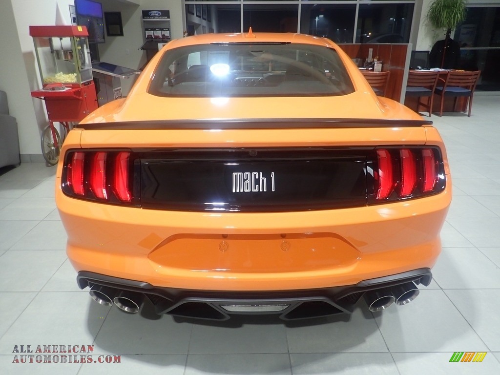 2021 Mustang Mach 1 - Twister Orange Tri-Coat / Ebony photo #3