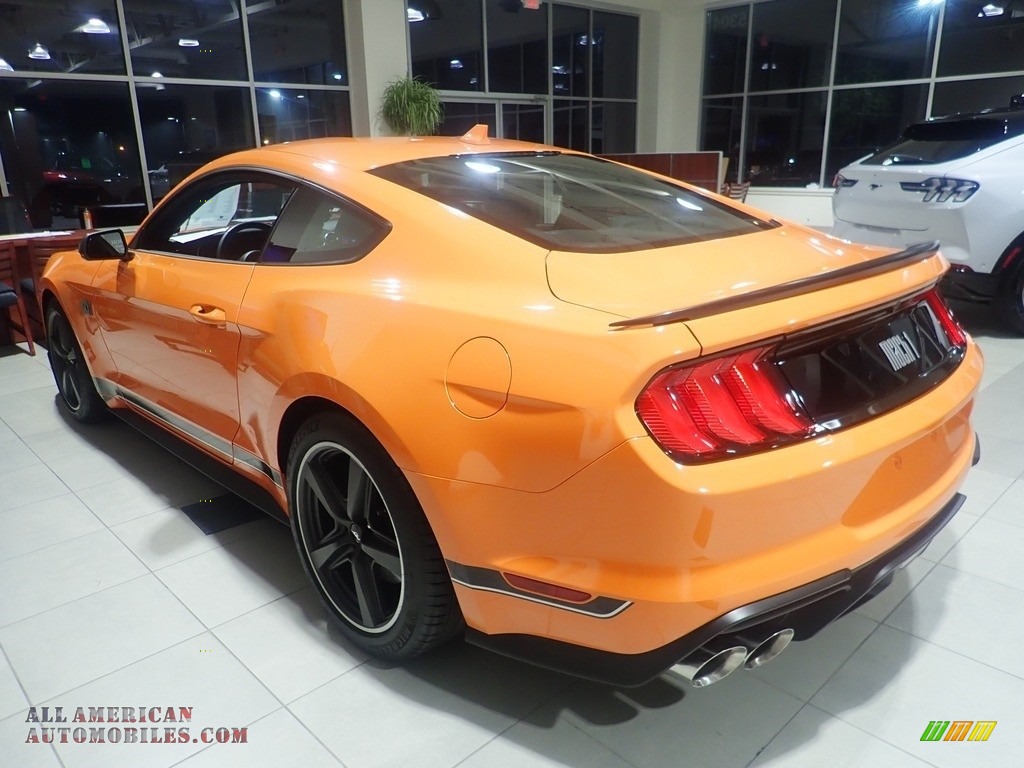 2021 Mustang Mach 1 - Twister Orange Tri-Coat / Ebony photo #4