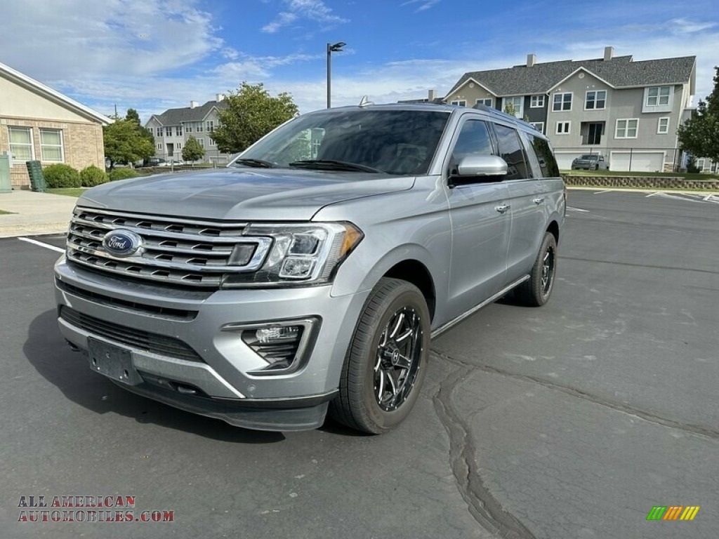 2020 Expedition Limited Max 4x4 - Iconic Silver / Ebony photo #3