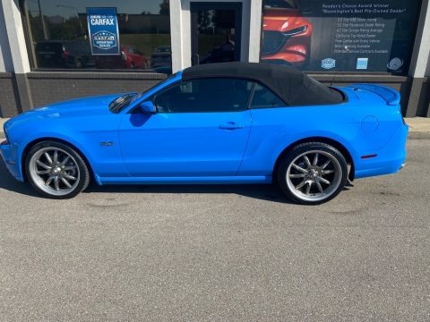 Grabber Blue 2014 Ford Mustang GT Premium Convertible