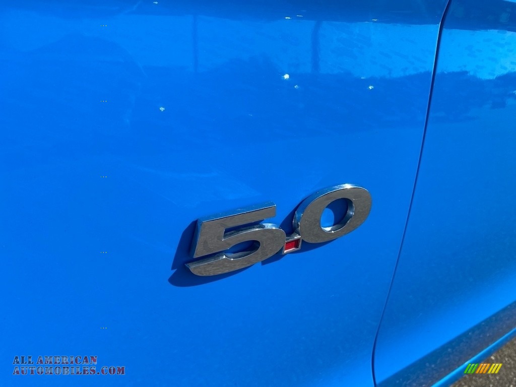 2014 Mustang GT Premium Convertible - Grabber Blue / Charcoal Black photo #2
