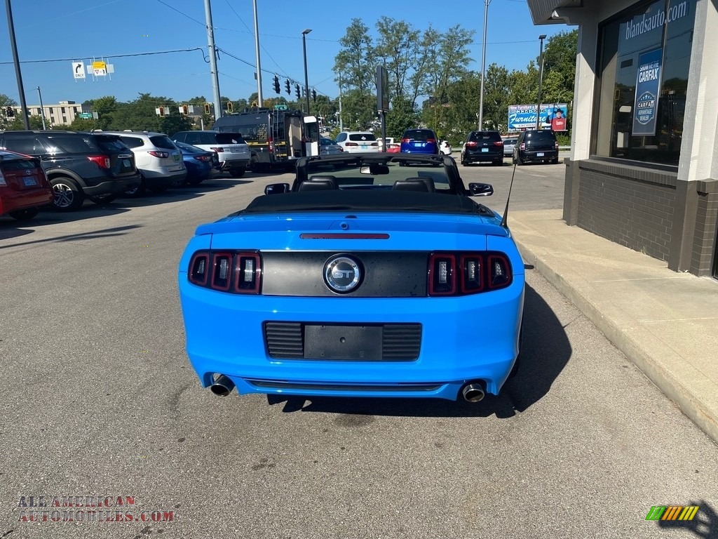 2014 Mustang GT Premium Convertible - Grabber Blue / Charcoal Black photo #12