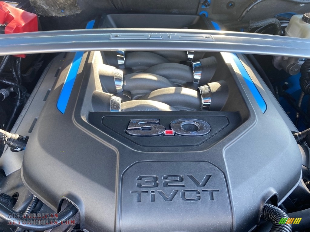 2014 Mustang GT Premium Convertible - Grabber Blue / Charcoal Black photo #15