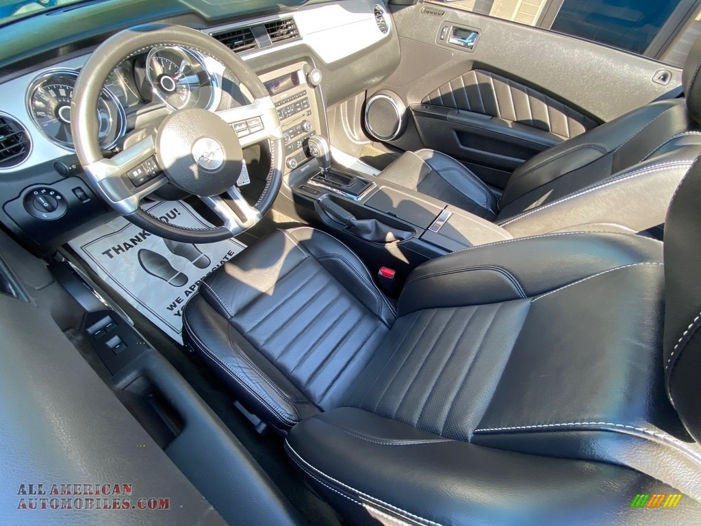 2014 Mustang GT Premium Convertible - Grabber Blue / Charcoal Black photo #44