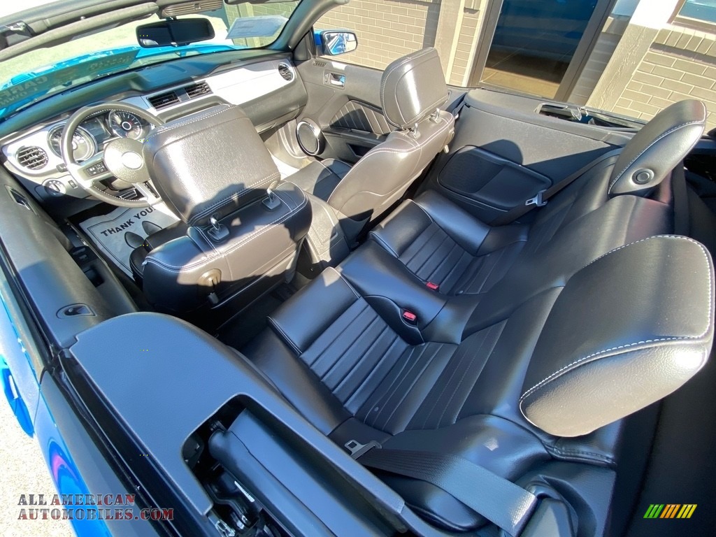 2014 Mustang GT Premium Convertible - Grabber Blue / Charcoal Black photo #45