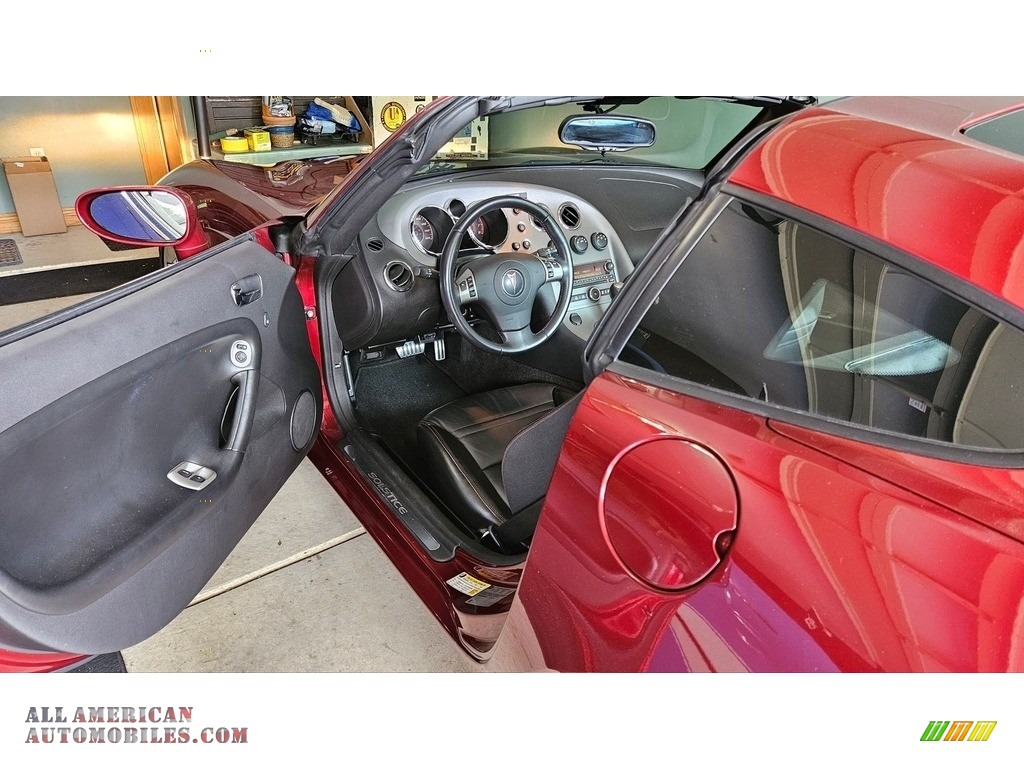 2009 Solstice GXP Coupe - Wicked Ruby Red / Ebony/Red Stitching photo #4