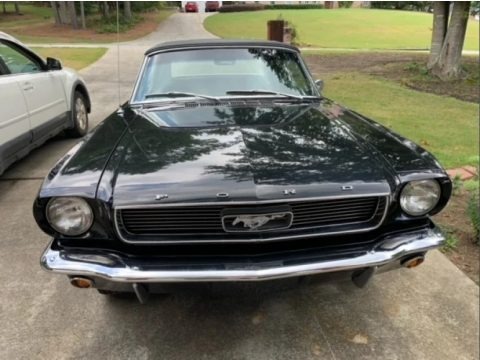 Raven Black 1966 Ford Mustang Convertible