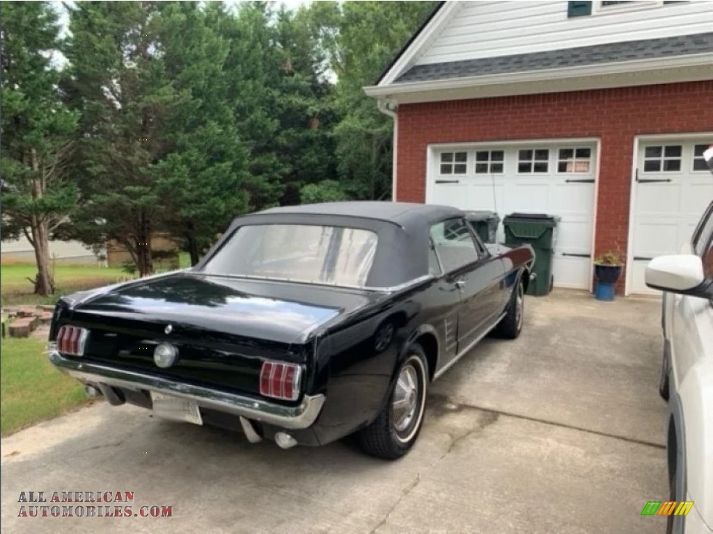 1966 Mustang Convertible - Raven Black / Black photo #11