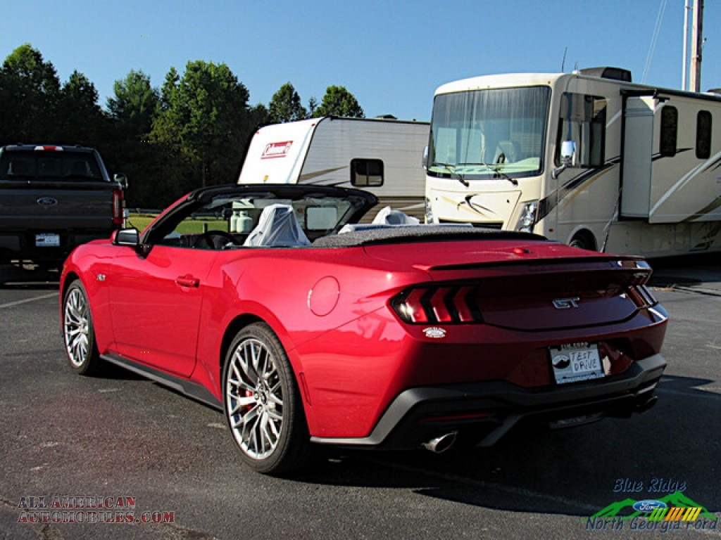 2024 Mustang GT Premium Convertible - Rapid Red Metallic / Black Onyx photo #3