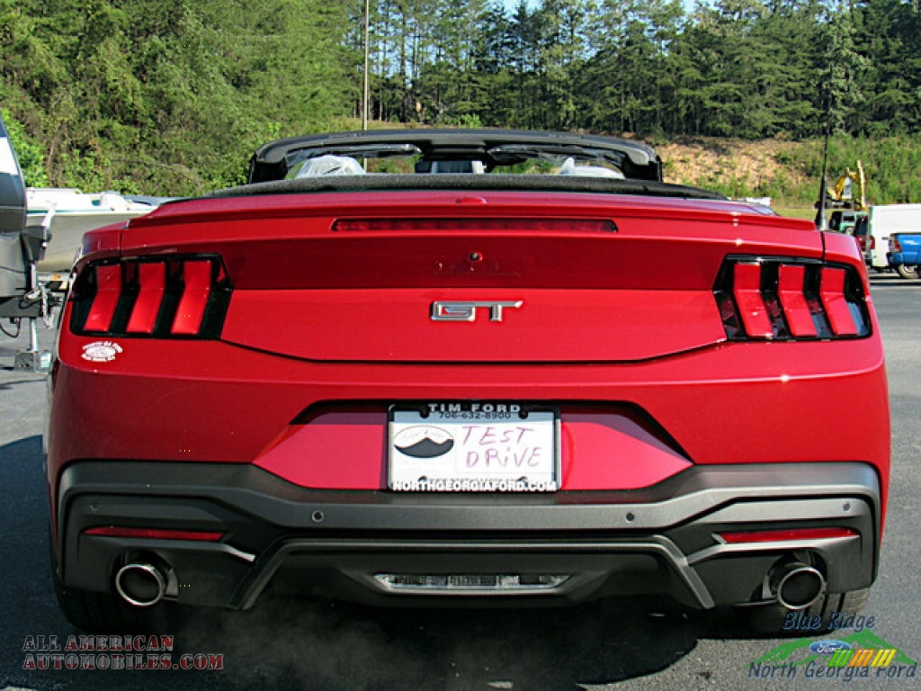 2024 Mustang GT Premium Convertible - Rapid Red Metallic / Black Onyx photo #4