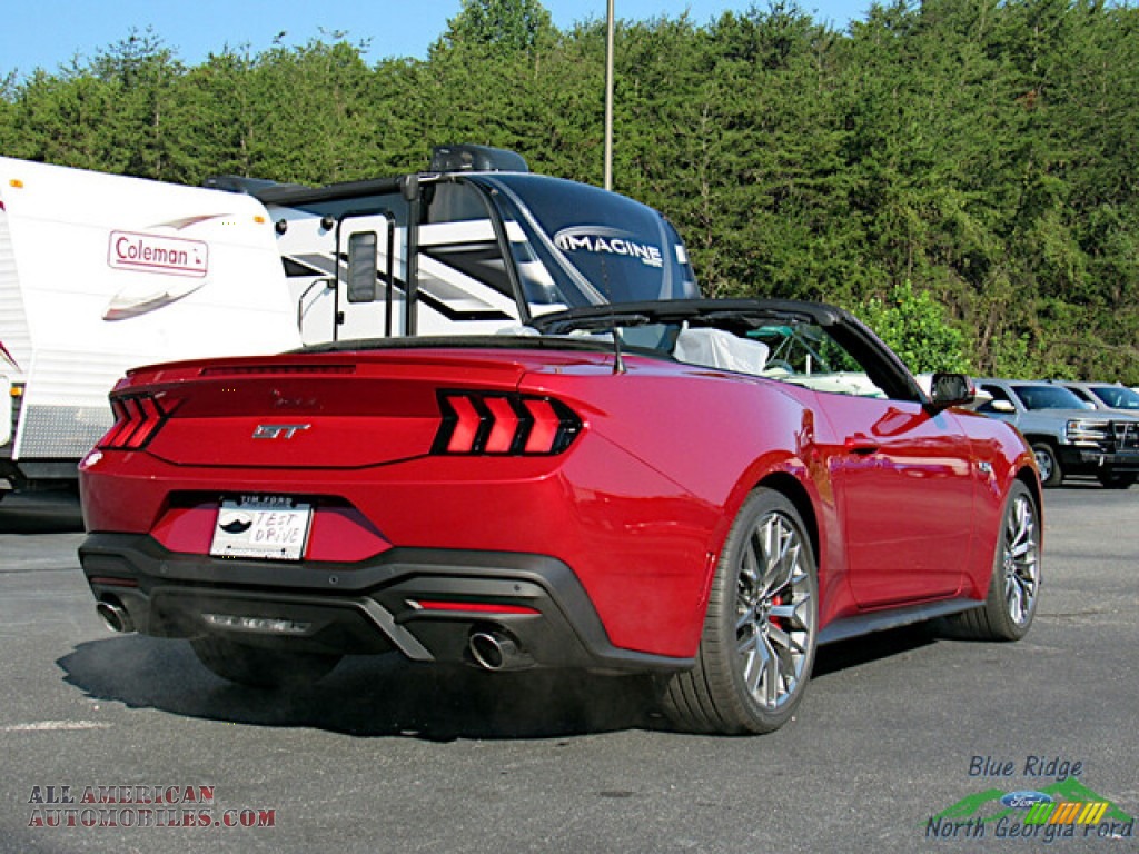 2024 Mustang GT Premium Convertible - Rapid Red Metallic / Black Onyx photo #5