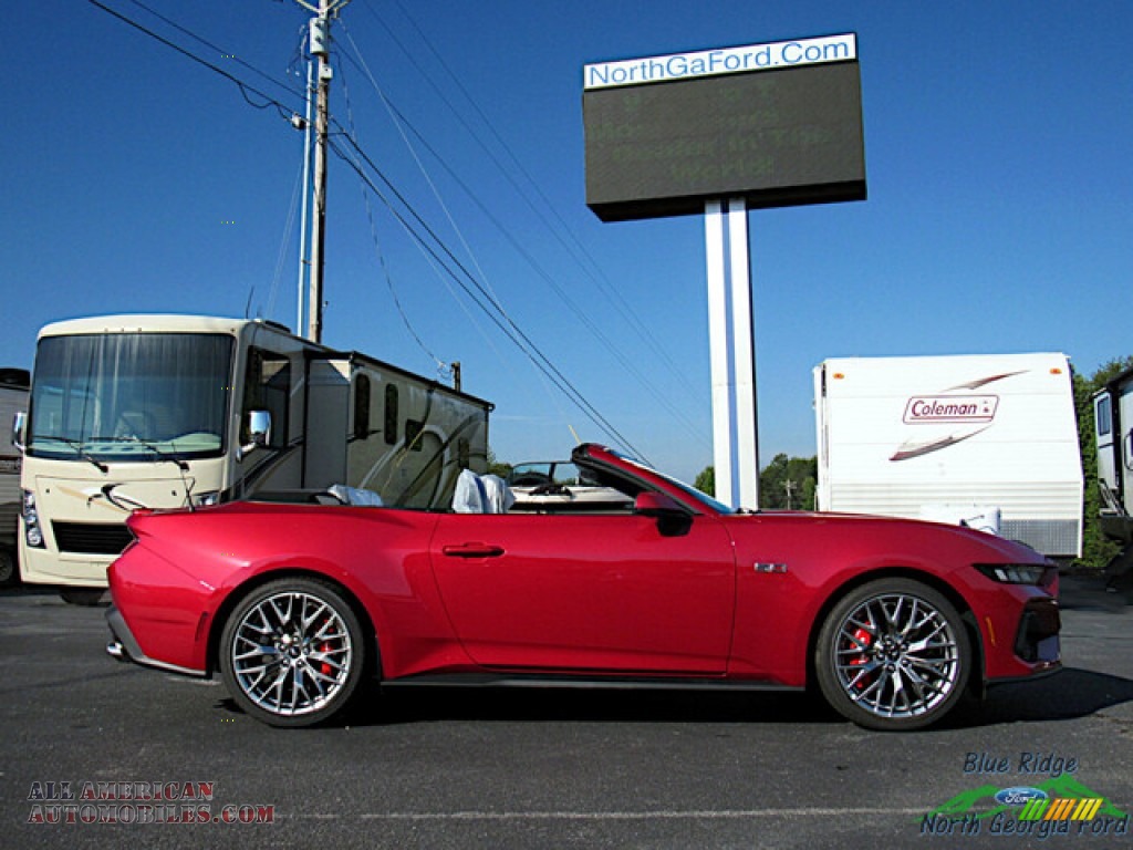 2024 Mustang GT Premium Convertible - Rapid Red Metallic / Black Onyx photo #6