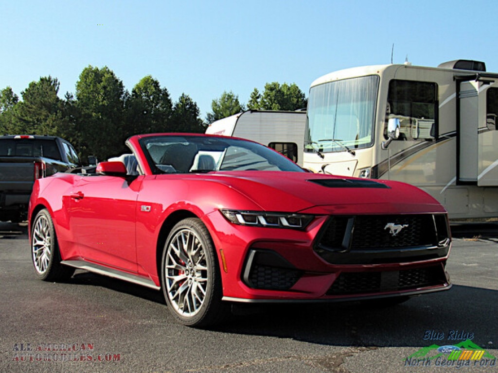 2024 Mustang GT Premium Convertible - Rapid Red Metallic / Black Onyx photo #7