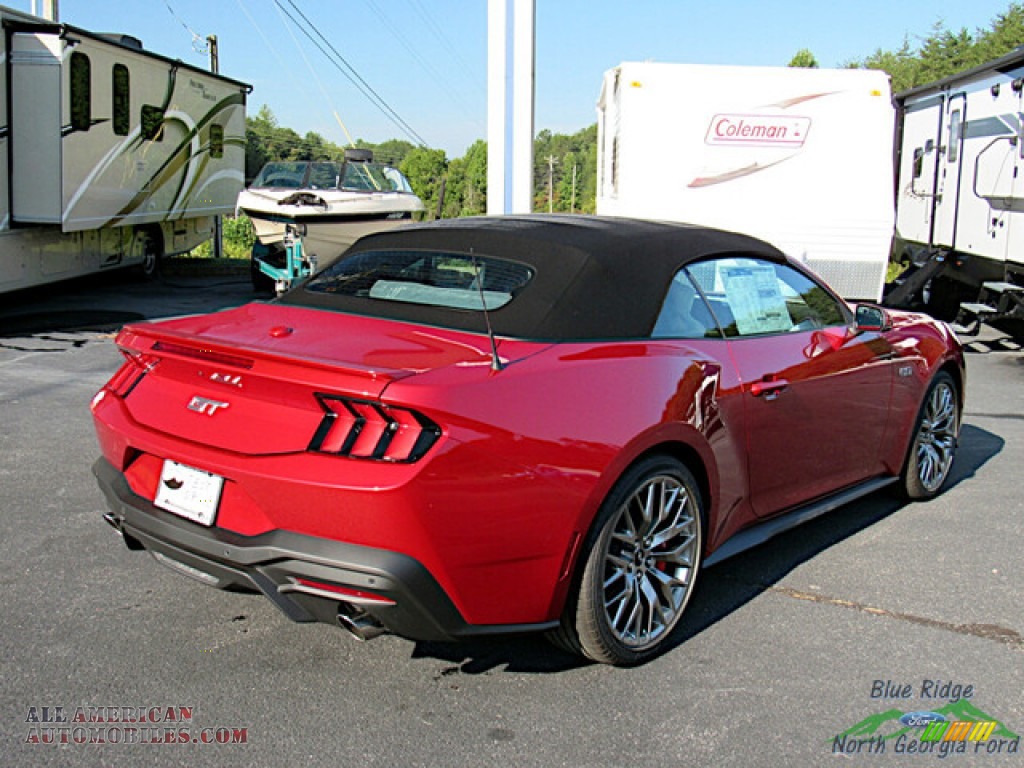 2024 Mustang GT Premium Convertible - Rapid Red Metallic / Black Onyx photo #26
