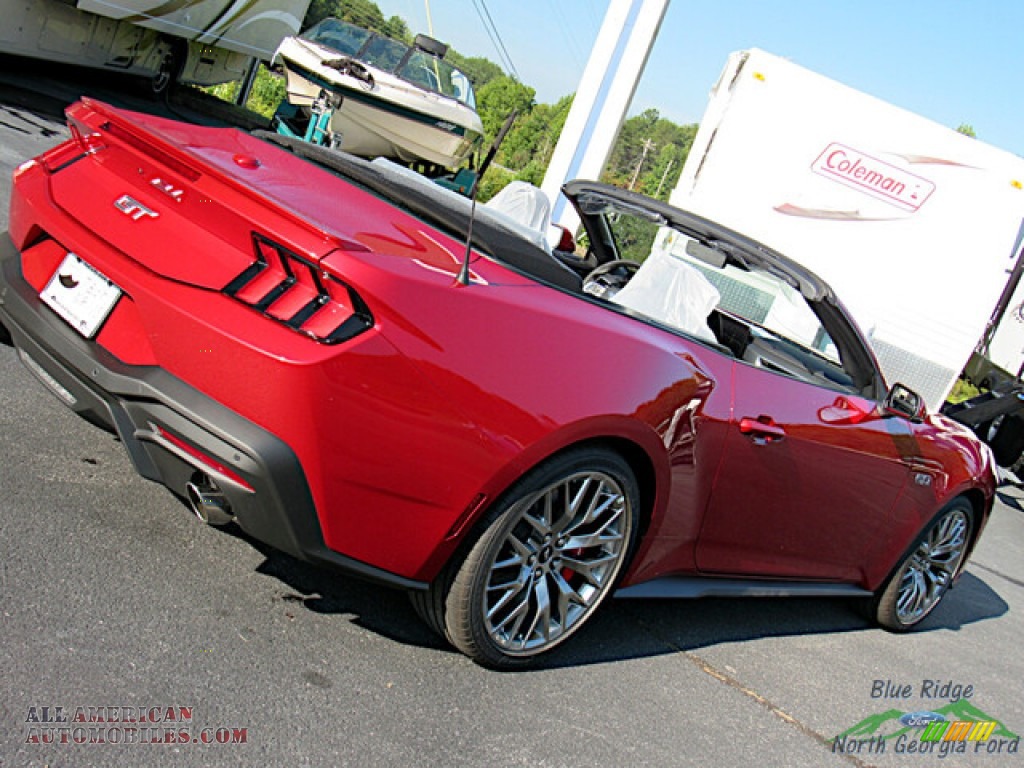 2024 Mustang GT Premium Convertible - Rapid Red Metallic / Black Onyx photo #31