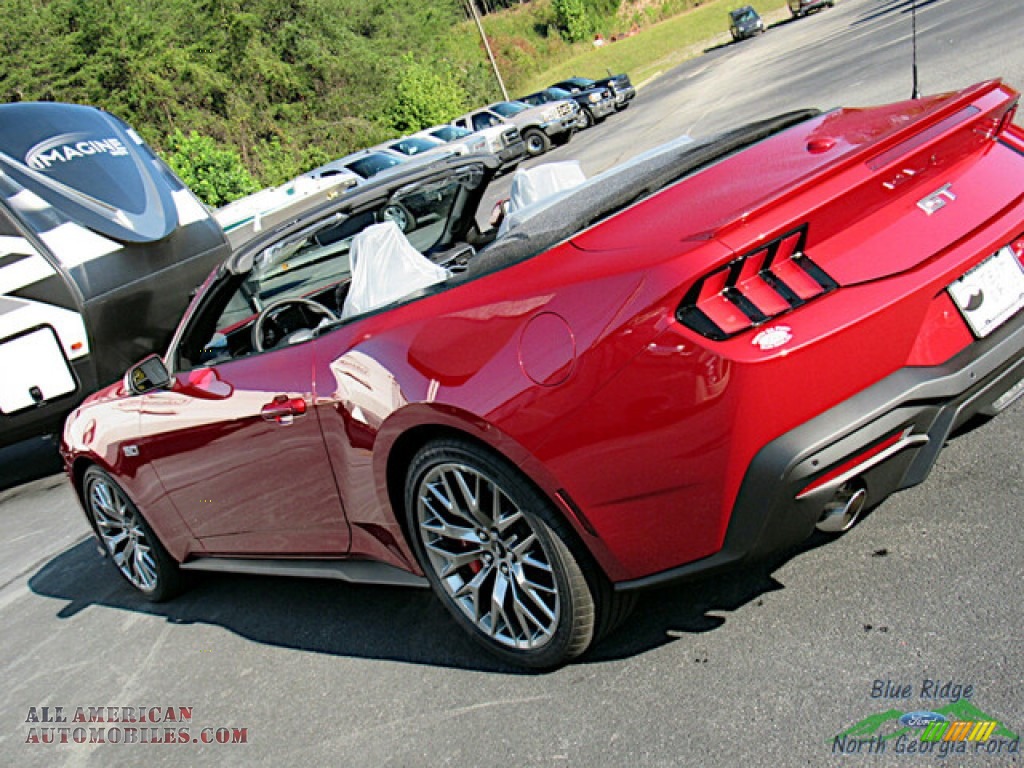 2024 Mustang GT Premium Convertible - Rapid Red Metallic / Black Onyx photo #32