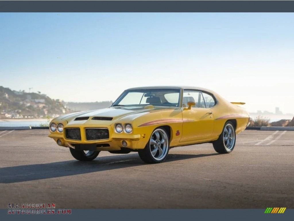 1971 GTO Hardtop Coupe - Custom Sunburst Yellow / Sandalwood photo #1