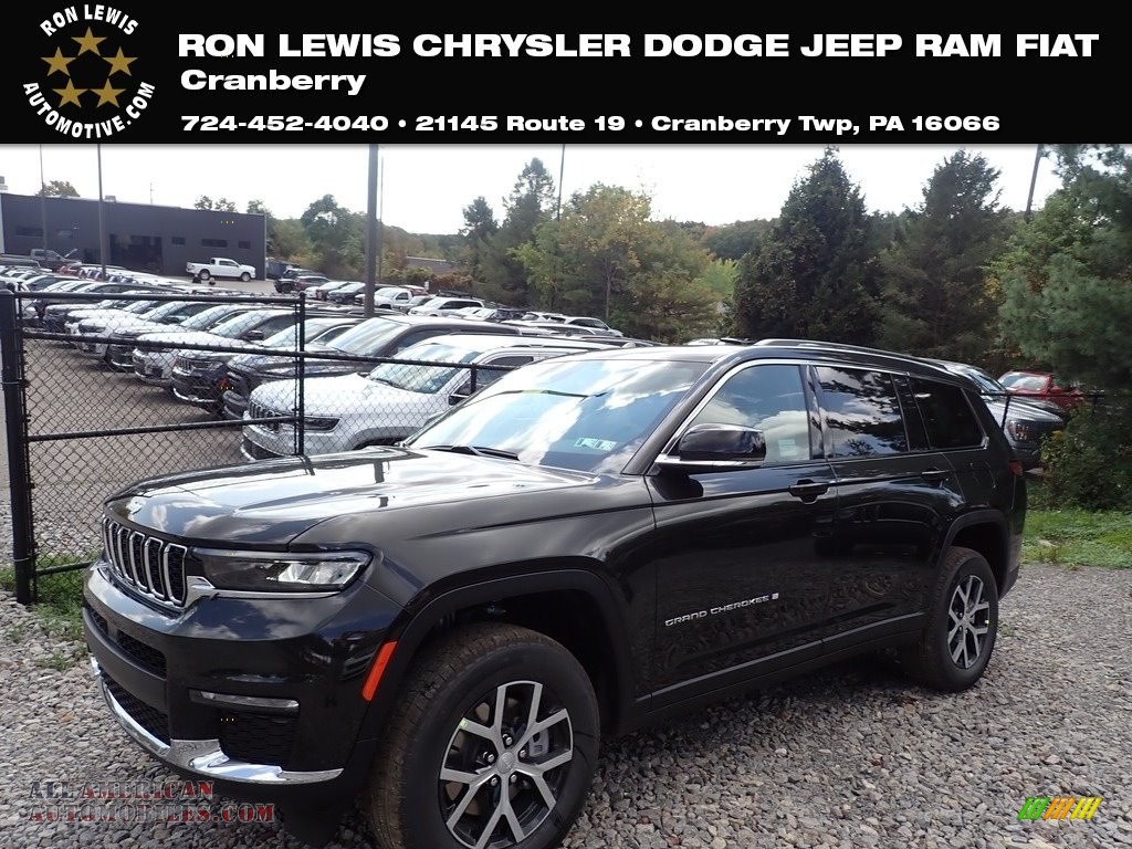 Rocky Mountain Pearl / Global Black Jeep Grand Cherokee L Limited 4x4