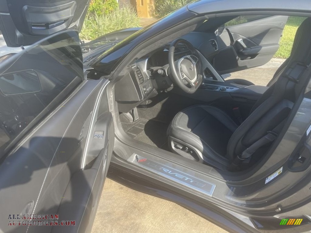 2015 Corvette Z06 Coupe - Shark Gray Metallic / Jet Black photo #2