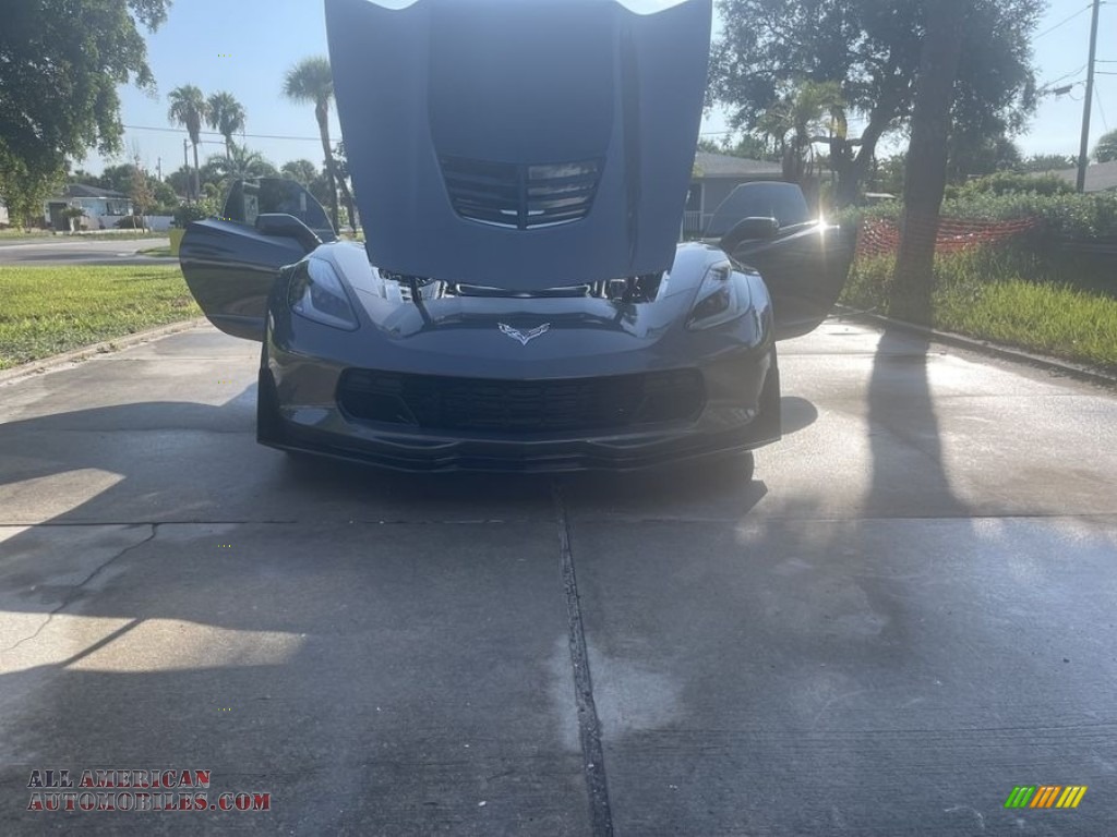 2015 Corvette Z06 Coupe - Shark Gray Metallic / Jet Black photo #6