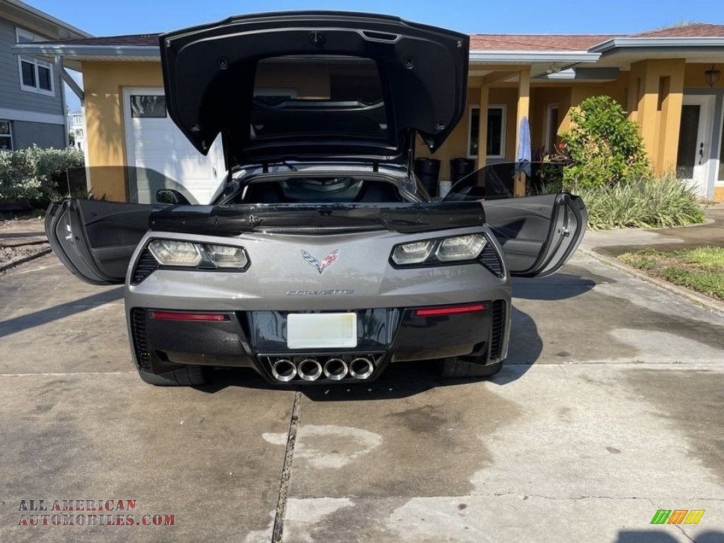 2015 Corvette Z06 Coupe - Shark Gray Metallic / Jet Black photo #10