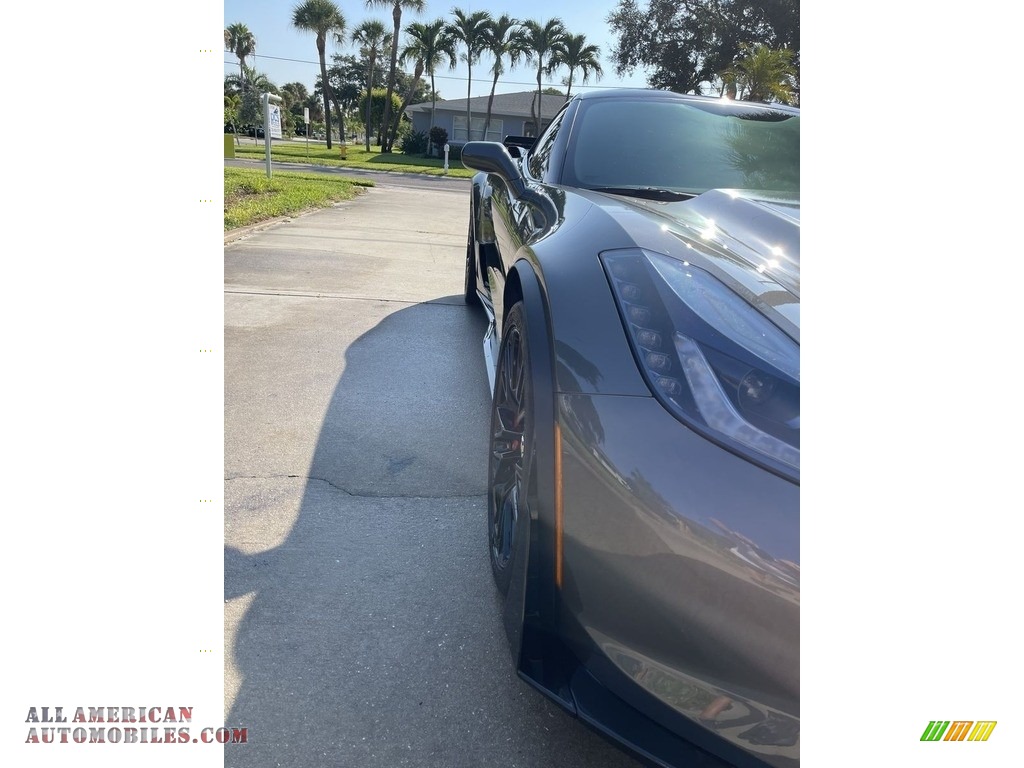 2015 Corvette Z06 Coupe - Shark Gray Metallic / Jet Black photo #13