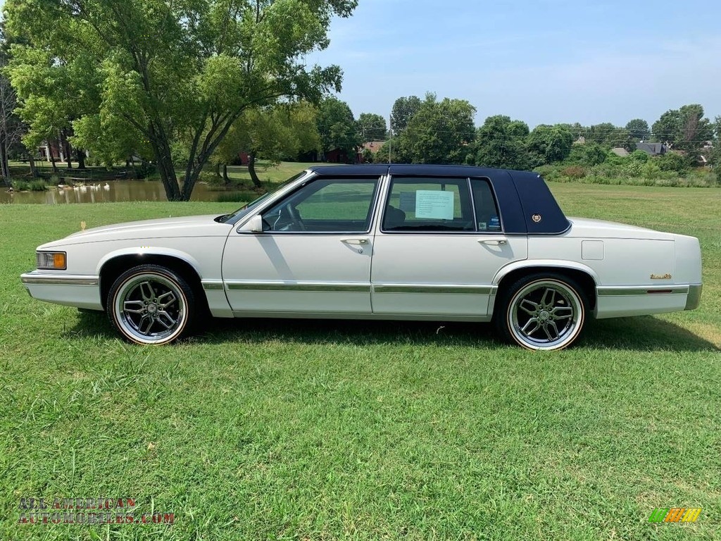 1992 DeVille Sedan - White / Blue photo #1