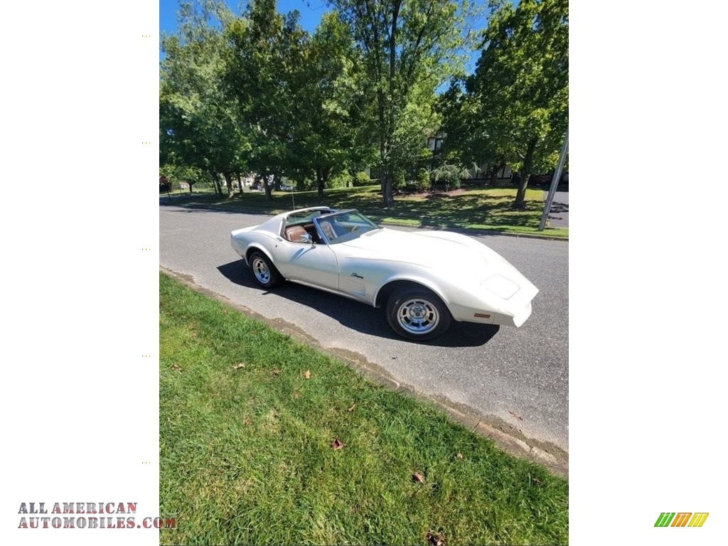 1976 Corvette Stingray Coupe - Custom Pearl White / Dark Brown photo #2