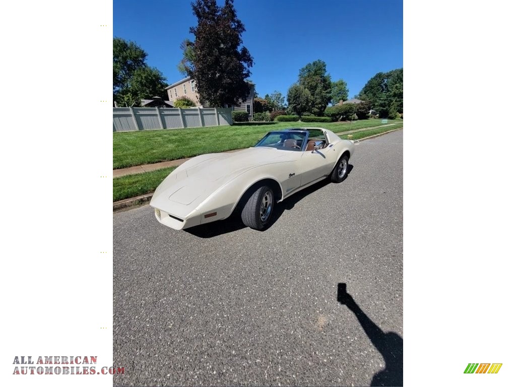 1976 Corvette Stingray Coupe - Custom Pearl White / Dark Brown photo #15
