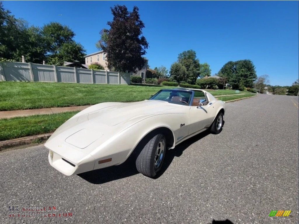 1976 Corvette Stingray Coupe - Custom Pearl White / Dark Brown photo #18