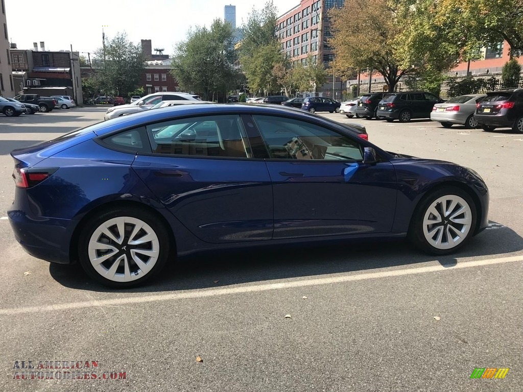 Deep Blue Metallic / Black Tesla Model 3 Standard Range Plus