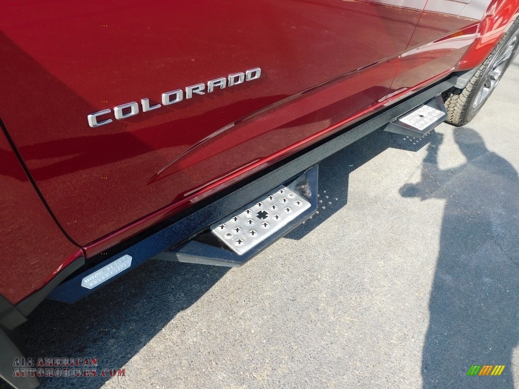 2021 Colorado Z71 Crew Cab 4x4 - Cherry Red Tintcoat / Jet Black photo #17
