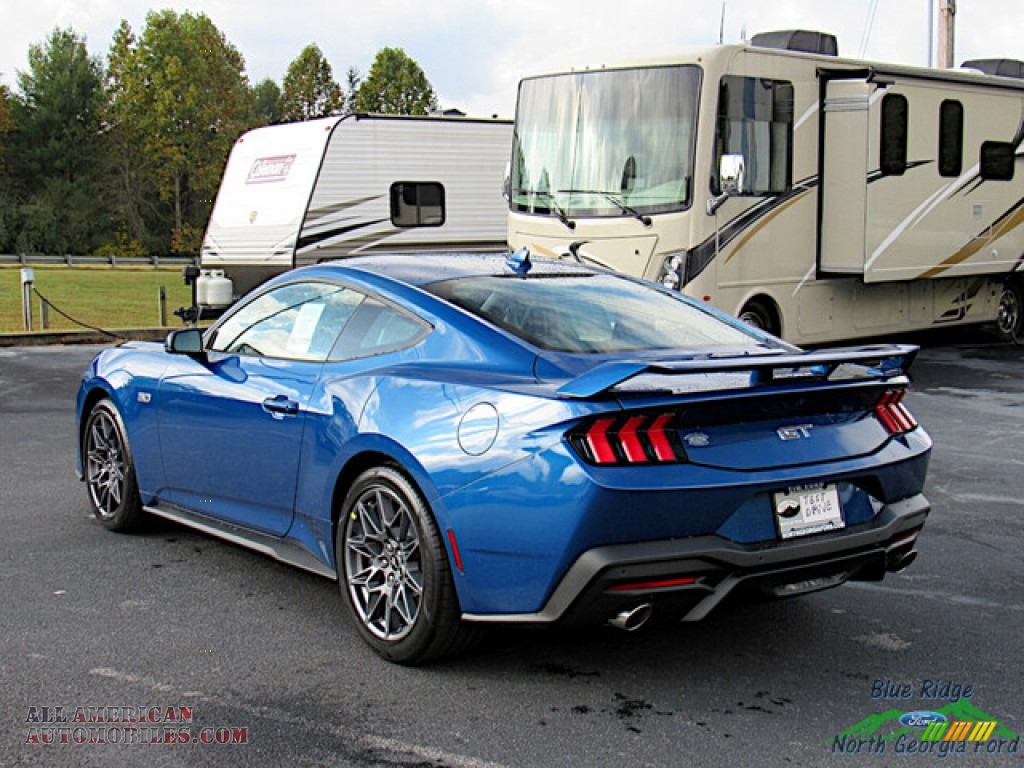 2024 Mustang GT Premium Fastback - Atlas Blue Metallic / Black Onyx photo #3
