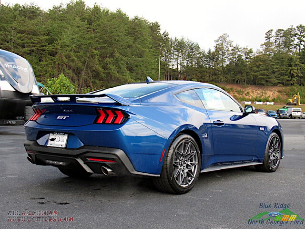 2024 Mustang GT Premium Fastback - Atlas Blue Metallic / Black Onyx photo #6