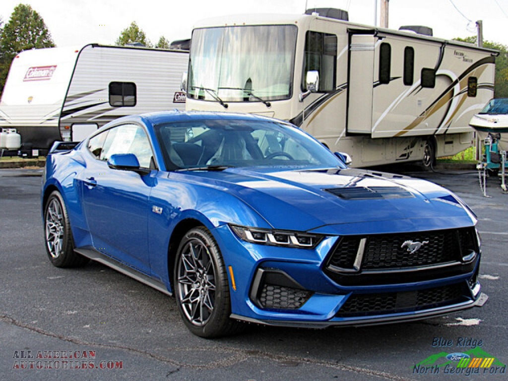 2024 Mustang GT Premium Fastback - Atlas Blue Metallic / Black Onyx photo #8