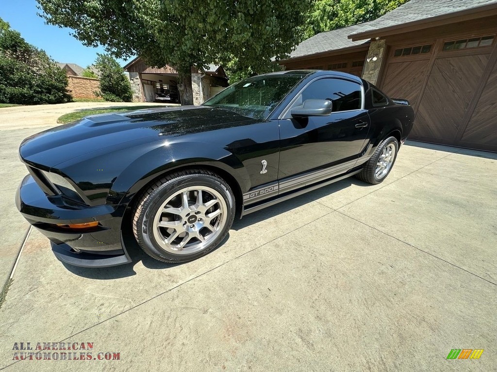 2007 Mustang Shelby GT500 Coupe - Black / Dark Charcoal photo #1