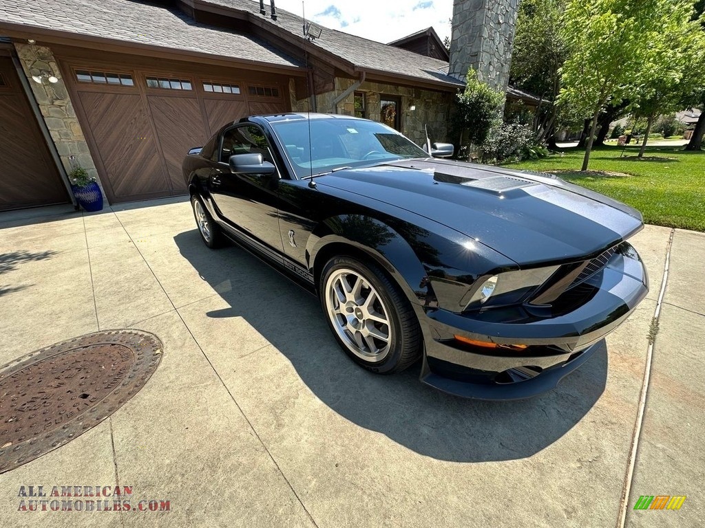 2007 Mustang Shelby GT500 Coupe - Black / Dark Charcoal photo #3