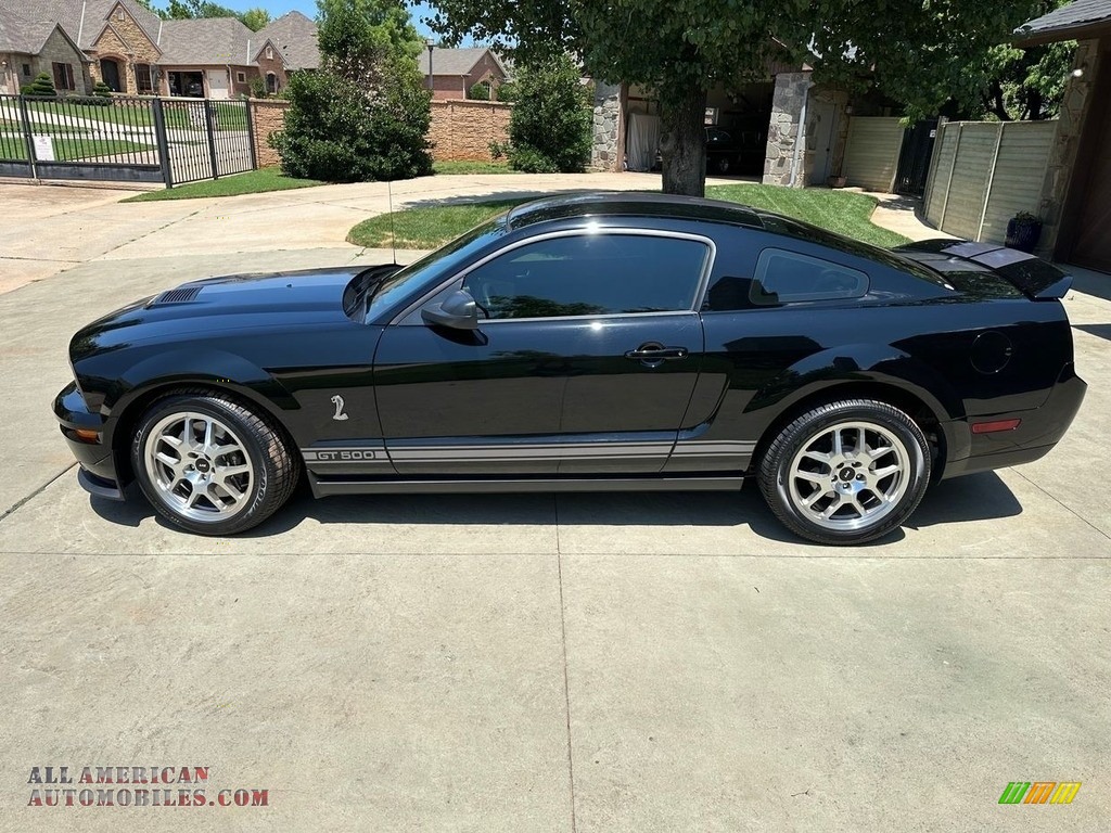 2007 Mustang Shelby GT500 Coupe - Black / Dark Charcoal photo #13