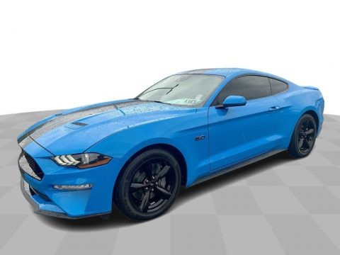 Grabber Blue Metallic 2022 Ford Mustang GT Fastback