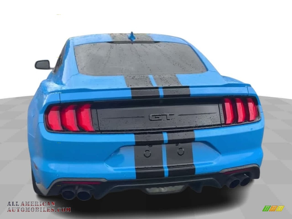 2022 Mustang GT Fastback - Grabber Blue Metallic / Ebony photo #7