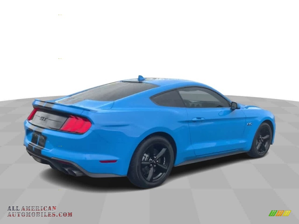 2022 Mustang GT Fastback - Grabber Blue Metallic / Ebony photo #8