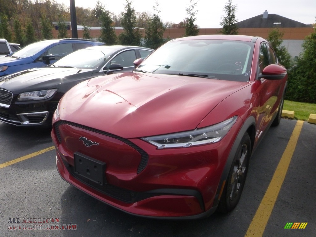 Rapid Red Metallic / Black Onyx Ford Mustang Mach-E Select eAWD