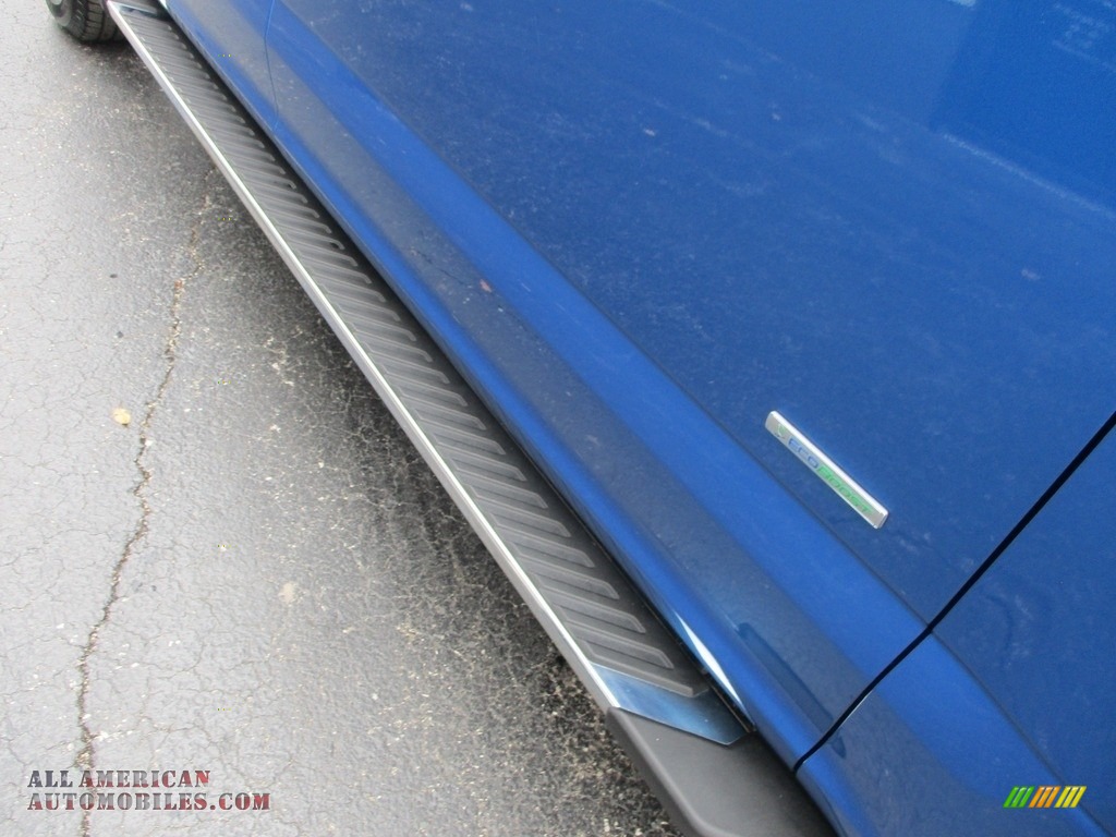 2015 F150 XLT SuperCrew 4x4 - Blue Flame Metallic / Medium Earth Gray photo #32