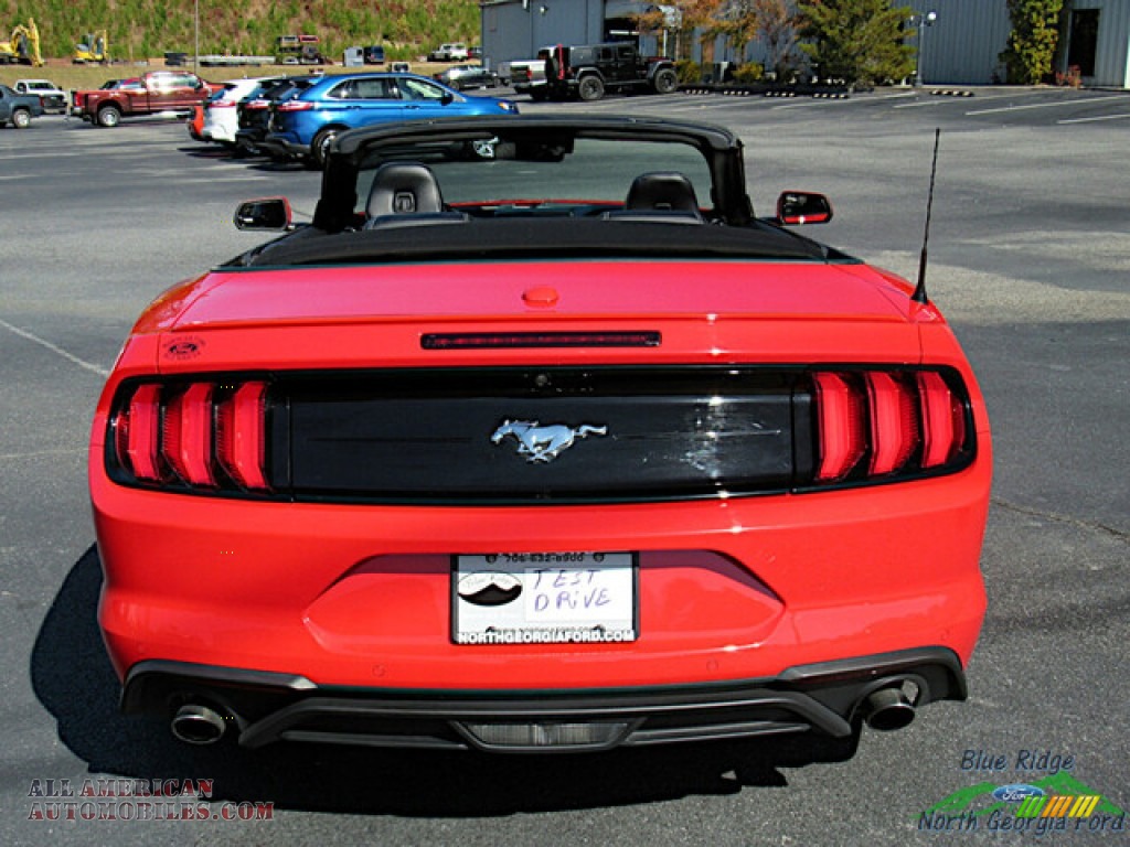 2021 Mustang EcoBoost Premium Convertible - Race Red / Ebony photo #4