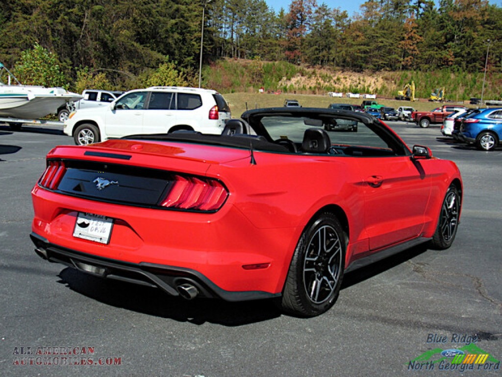 2021 Mustang EcoBoost Premium Convertible - Race Red / Ebony photo #5
