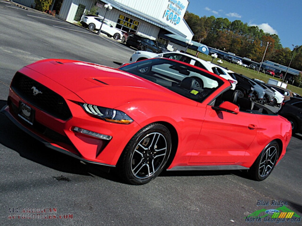 2021 Mustang EcoBoost Premium Convertible - Race Red / Ebony photo #27